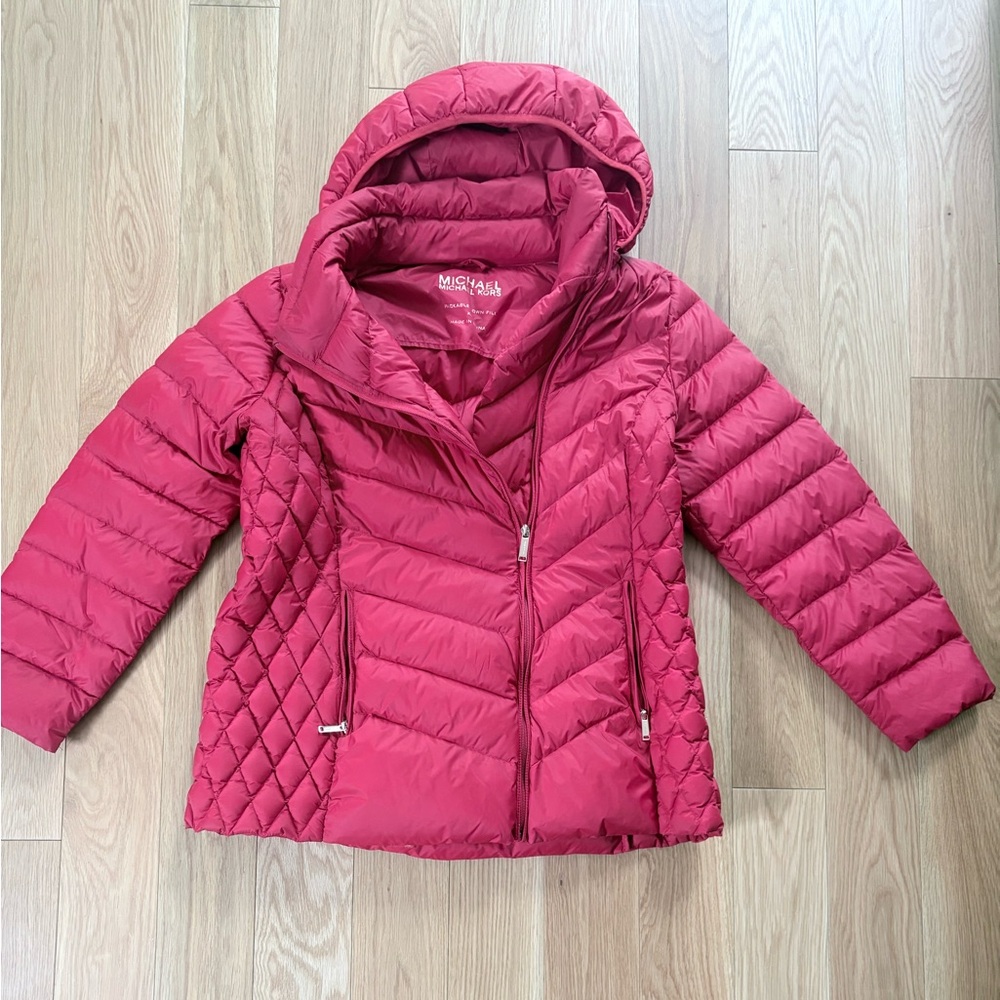 Michael Michael Kors Packable Down Fill Puffer Jacket XL - Picture 3 of 7